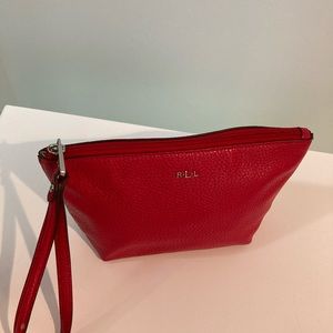 Ralph Lauren red clutch